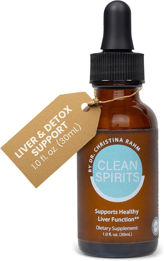 Clean Spirits Liver Function Support - Advanced Cleanse Formula for Enzyme Production - Natural Repair Complex with Antioxidants for Immune System & Oxidative Stress Protection