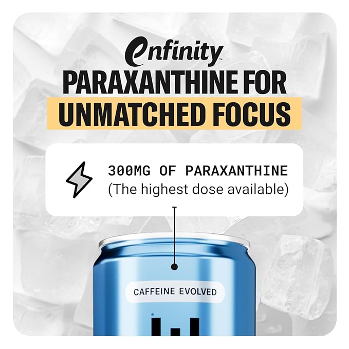 Drink Update Energy Drink with Paraxanthine - Jitter Free, Crash Free, No Overstimulation, No Withdrawal - Caffeine and Sugar Free (Berry, 12 Pack)