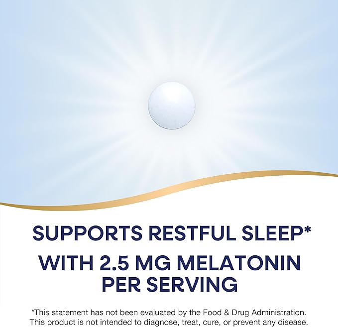 Nature's Way Melatonin Lozenge, Sleep Support*, 2.5 mg, 100 Vegan Lozenges