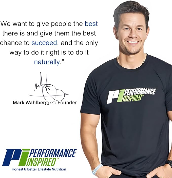 PERFORMANCE INSPIRED Nutrition WHEY Protein Powder – All Natural – 25G Protein – BCAAs – Digestive Enzymes – Fiber Packed – Blueberry – 2lb