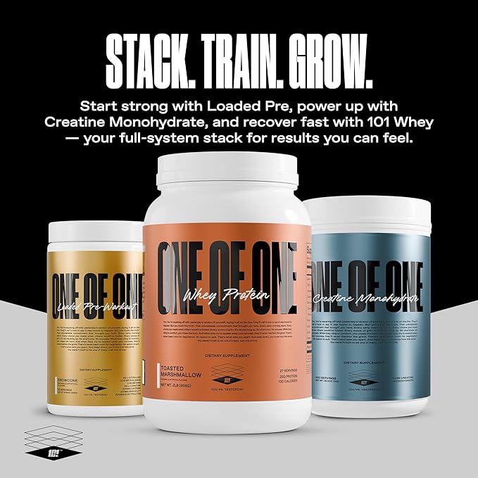 ONE of ONE Creatine Monohydrate Powder – Pure Micronized Creatine for Muscle Growth, Strength & Recovery – Unflavored, No Fillers, Keto & Vegan-Friendly – Unflavored, 200 Servings
