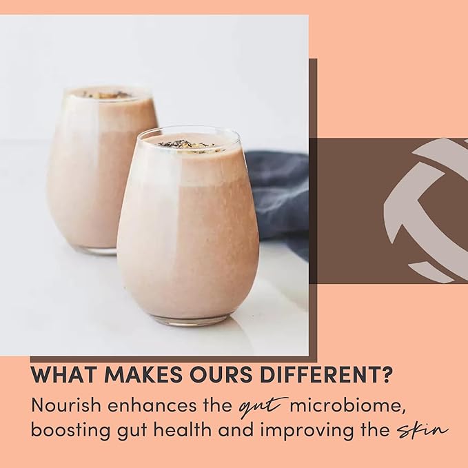 Tranont Nourish French Vanilla | 14.3oz | Superfood & Protein Powder Mix for Healthy Skin, Digestion, and Energy | Plant Based Meal Replacement Shake with Vitamins, Minerals, & Prebiotics