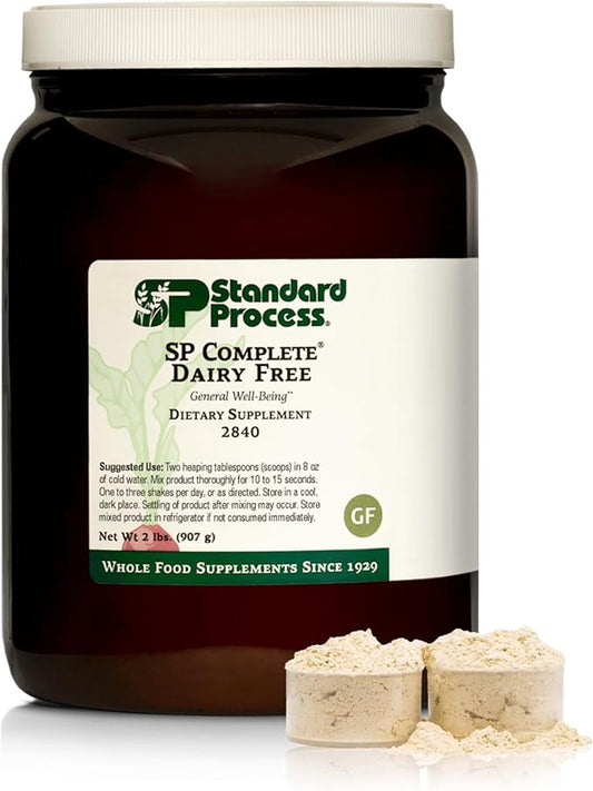 Standard Process SP Complete Dairy-Free - Rice Protein Powder for Amino Acid Support - Supports Gut Health, Liver Function & Immune Health - Vegan, Vegetarian & Gluten-Free - 2 lbs (907 g)