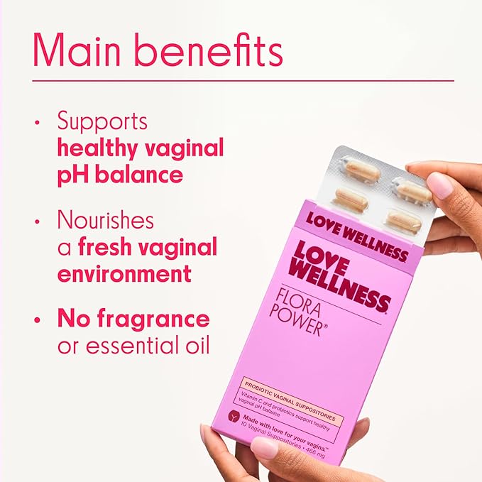Love Wellness The Killer & Flora Power | Vaginal Suppository Duo with Boric Acid, Probiotics & Vitamin C | Supports pH Balance, Odor Control & Feminine Health | Fragrance-Free, Non-GMO & Paraben Free