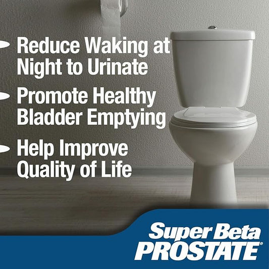 Support Supplement for Men's Health - Reduce Bathroom Trips, Promote Sleep, Better Bladder Emptying & Healthy Prostate, Beta Sitosterol - 60 Count (Pack of 3)