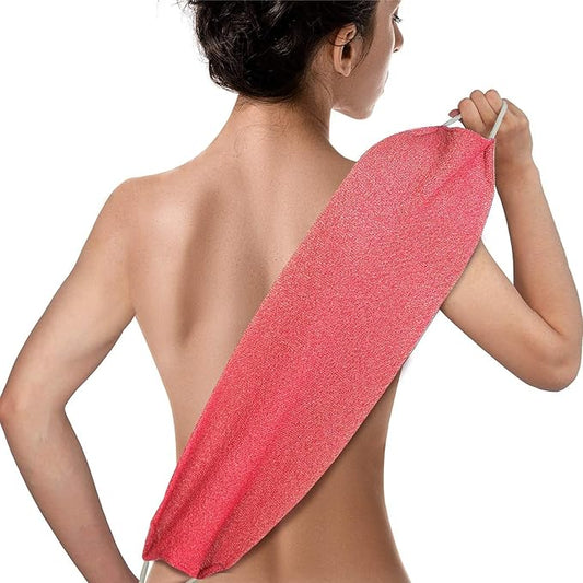 Evridwear Exfoliating Back Scrubber for Shower - Double-Sided Body Scrubber with Handles, Deep Clean, Massage & Exfoliate Back Washer for Men & Women, Invigorates Skin & Circulation