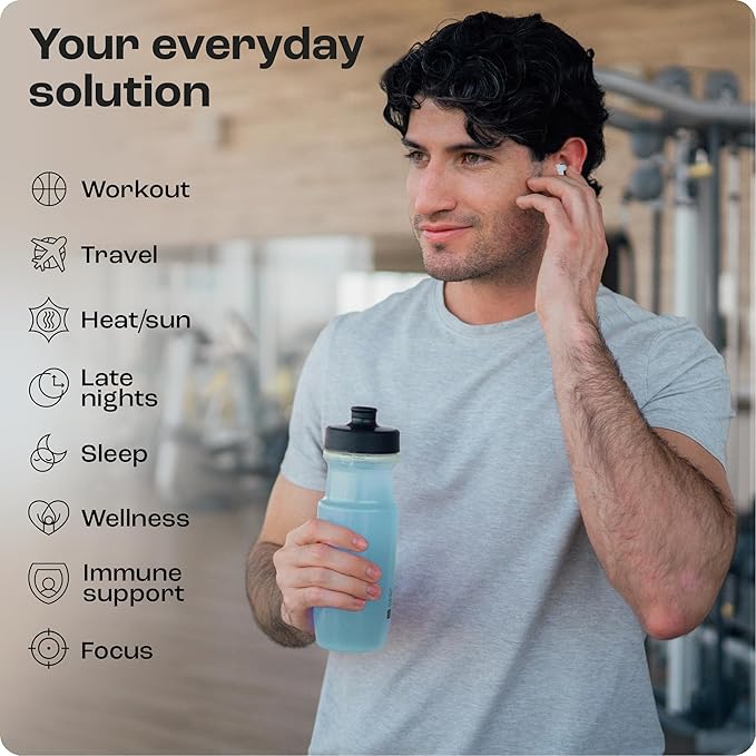 KEY NUTRIENTS Multivitamin Electrolytes Powder No Sugar - Sweet Blue Raspberry Electrolyte Powder - Endurance & Energy Supplement - Hydration Powder - No Calories - 90 Servings - Made in USA