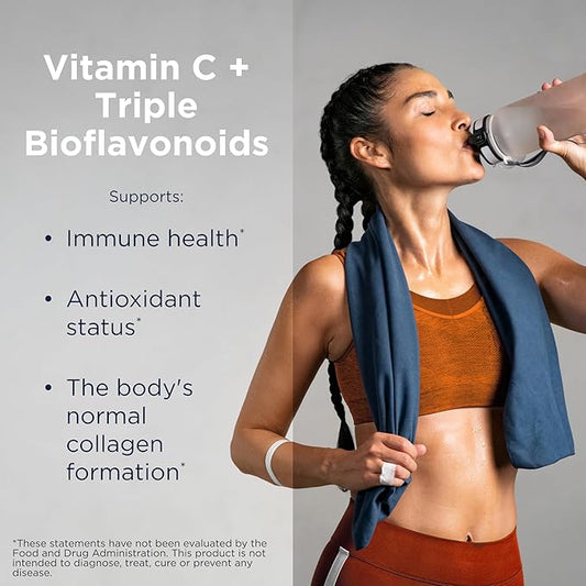 Designs for Health C+BioFizz Fizzy Vitamin C Drink Powder High Potency Powder with Bioflavonoids - Immune + Antioxidant Support - Vegan (36 Servings / 144g)