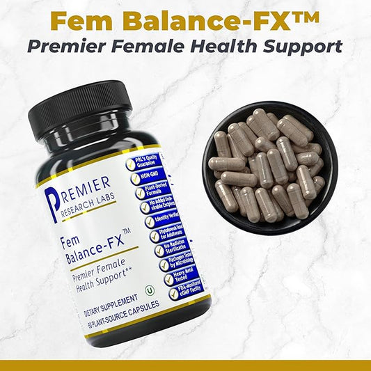 Fem Balance-FX, 60 Capsules, Vegan Product - Comprehensive Female Formula for Premier Female Health Support