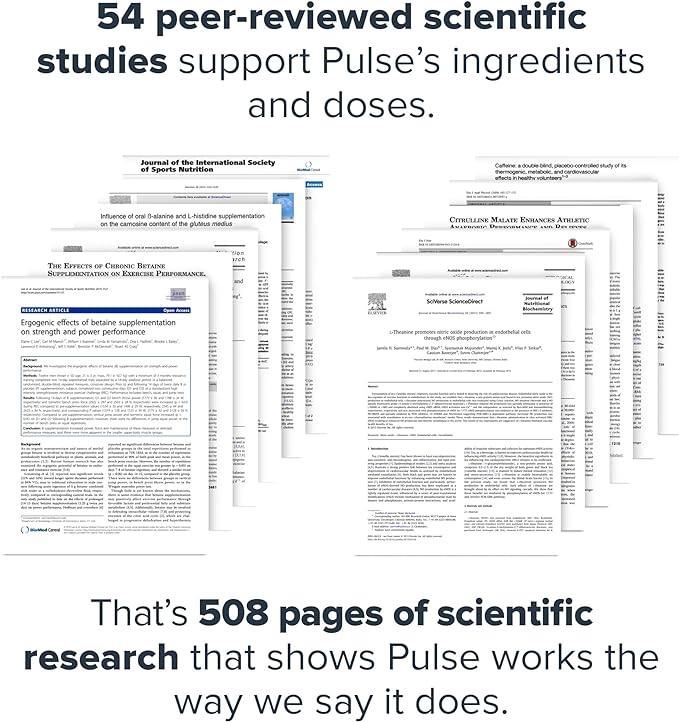 LEGION Pulse Pre Workout Supplement - All Natural Nitric Oxide Preworkout Drink Creatine Free Naturally Sweetened Beta Alanine Citrulline Alpha GPC - Caffeine Free Strawberry Kiwi Pre Workout Powder