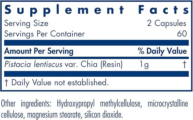 Allergy Research Group Mastica - Mastic Gum Capsules, Digestive Health Supplement for Adults, Mastic Resin Powder Capsules for Gut Health Support - 120 Count