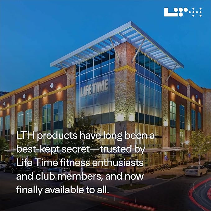 LTH Glow Omega-3 Fish Oil - Trusted by Life Time Fitness Members - NSF Certified for Sport - Supports Brain & Heart Health - Aids Healthy Skin, Hair & Nails - Gluten Free & Soy Free - 30 Servings