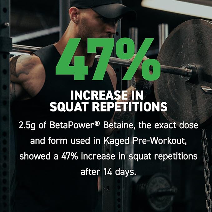 Kaged Original Pre Workout Powder | Berry Blast | Pre-Workout with Creatine, Beta Alanine, L-Citrulline, BCAAs | 274 mg Organic Caffeine | Pre Supplements for Men & Women | 20 Servings