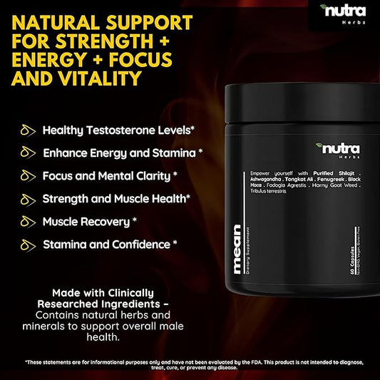 Masculinity Maximizer-10-1- Enhanced Testosterone, Muscle Growth, Vitality, Focus, Drive, Strength, Recovery Support with Ashwagandha, Tongkat Ali, Shilajit, Fadogia, Black Maca & More