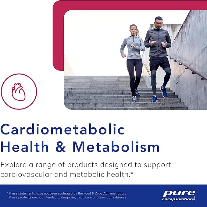 Pure Encapsulations CoQ10 120 mg - Coenzyme Q10 Supplement for Heart Health, Energy, Antioxidants, Brain & Memory Health - Cellular Health, Cognition & Cardiovascular Support* - 30 Capsules