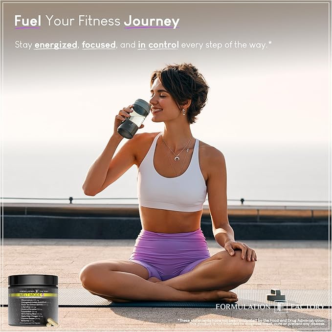 Melt Mode 10-in-1 Weight Support, Metabolism Booster & Appetite Control with Green Tea, L-Carnitine, CLA, Glucomannan & More (4 Month Supply, 240 Capsules)