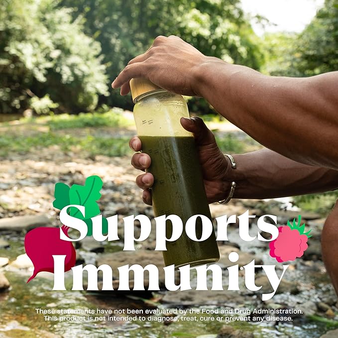 Amazing Grass Greens Blend Superfood: Super Greens Powder Smoothie Mix with Spirulina, Chlorella, Beet Root Powder, Digestive Enzymes, Prebiotics & Probiotics, Original, 15 Servings (Packaging May Vary)