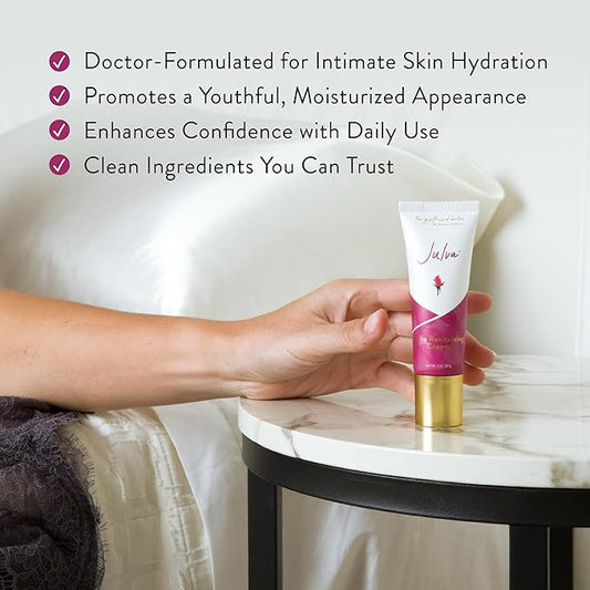 Julva® Feminine Cream for Women – Doctor-Formulated Intimate Moisturizer – Supports Skin Hydration, Comfort & Confidence
