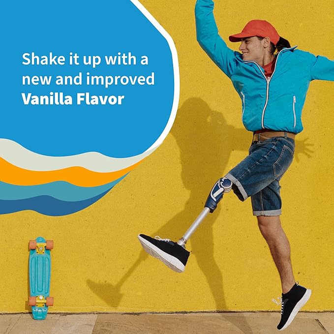 Garden of Life Meal Replacement Shakes, Vegan Raw Organic Protein Powder, Vanilla Protein Powder with Plant Based Pea Protein, Sprouts, Greens, Probiotics, Dairy Free 14 Servings