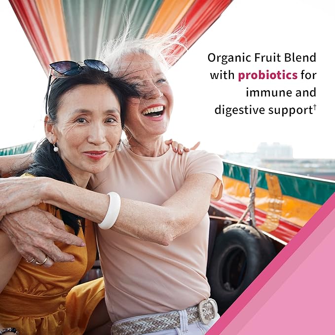 Garden of Life Vitamin Code Women’s Multivitamin Gummy with Iron: Folate, Biotin, D3 & B12 for Hair, Skin & Nails + Probiotics for Immune Health & Digestion, Non-GMO, Gluten-Free, 90 Cherry Gummies