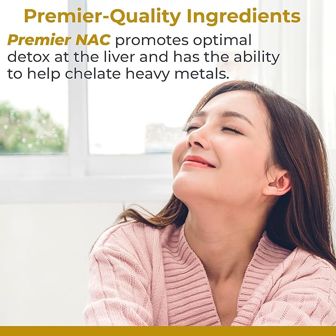 Premier Research Labs Premier NAC - NAC Supplement N-Acetyl Cysteine, N-Acetyl-L-Cysteine, Liver & Immune Support, 300mg NAC Per Capsule - 60 Vegetarian Capsules