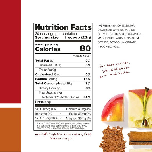 Skratch Labs Hydration Powder | Sport Drink Mix | Electrolytes Powder for Exercise, Endurance, and Performance | Apple Cider | 20 Servings | Non-GMO, Vegan, Kosher