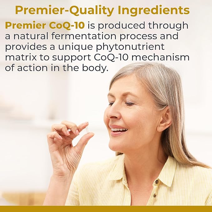 Premier Research Labs CoQ10 - Coenzyme Q10, Co Q 10 Supplement, 100mg Capsules, Ubiquinol Co Enzyme Q-10 with Red Algae & MCT Oil - 60 Vegetarian Capsules
