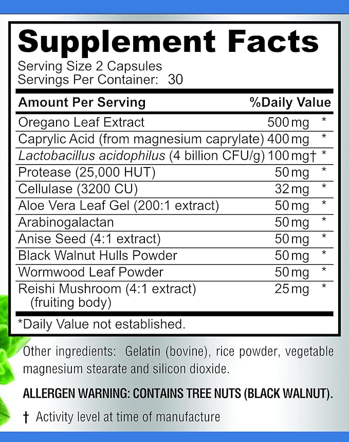Balance Complex for Women - for Vaginal Health, Herbal Detox & Cleanse, Vaginal Probiotics, Supports Healthy Intestinal Flora, Helps with Yeast Infections 60 Capsules