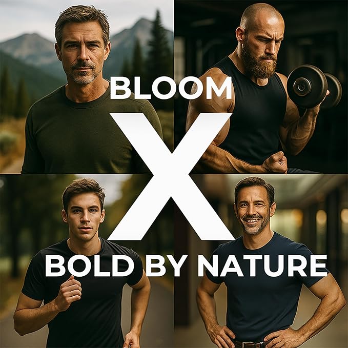 Beef Organ Supplement for Men | 100% Grass Fed Beef Liver Capsules with Bull Testicle, Prostate, Bone Marrow & More | Bloom X - Ancestral Superfoods for Vital Energy, Immunity & Men’s Health | 180 ct