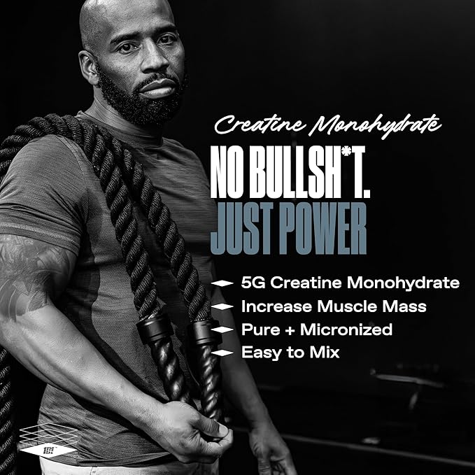 ONE of ONE Creatine Monohydrate Powder – Pure Micronized Creatine for Muscle Growth, Strength & Recovery – Unflavored, No Fillers, Keto & Vegan-Friendly – Unflavored, 200 Servings