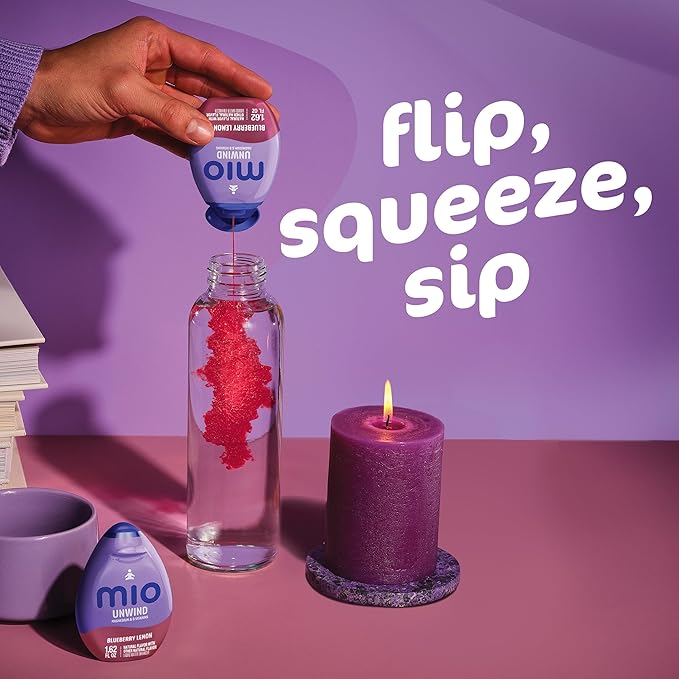 mio Unwind Blueberry Lemon Liquid Water Enhancer with Magnesium & B Vitamins, 1.62 fl oz Bottle