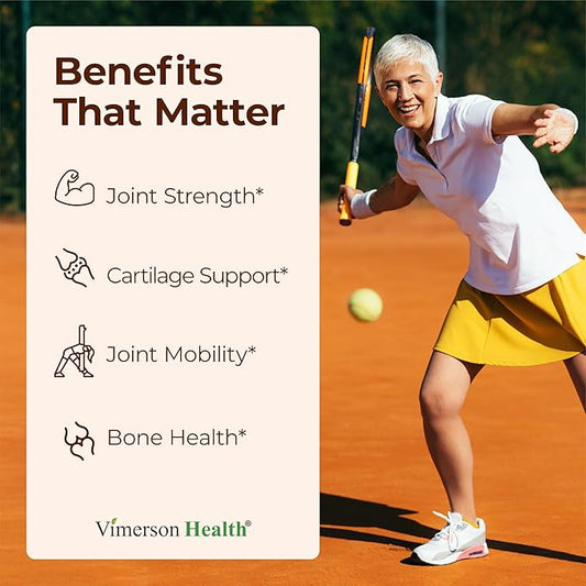 Glucosamine Chondroitin MSM and Turmeric Supplement - Joint Support Supplement for Women & Men with Boswellia & Glucosamine Sulfate 1500 mg. Used for Cartilage & Joint Health & Flexibility 90 Tablets