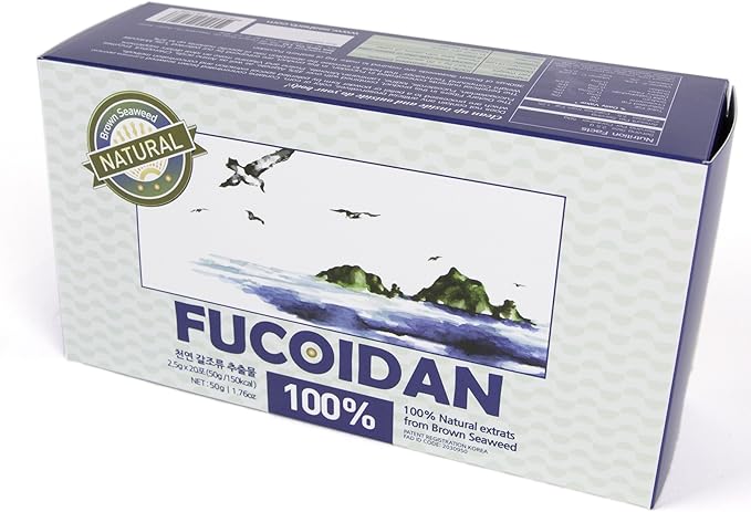 100% Natural Brown Seaweed Extract Fucoidan USFDA Passed(ID Code 2030950)[Powder Type] (50g)