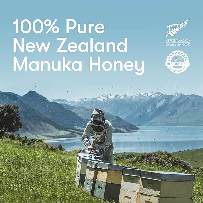 New Zealand Honey Co. Raw Manuka Honey UMF 15+ | MGO 514+, UMF Certified / 17.6oz