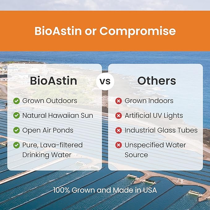 NUTREX HAWAII BioAstin Hawaiian Astaxanthin - 12mg, 90 Softgels - Farm-Direct Premium Antioxidant Supplement to Support Eye, Skin, Joint & Immune System Health - Non-GMO & Gluten-Free